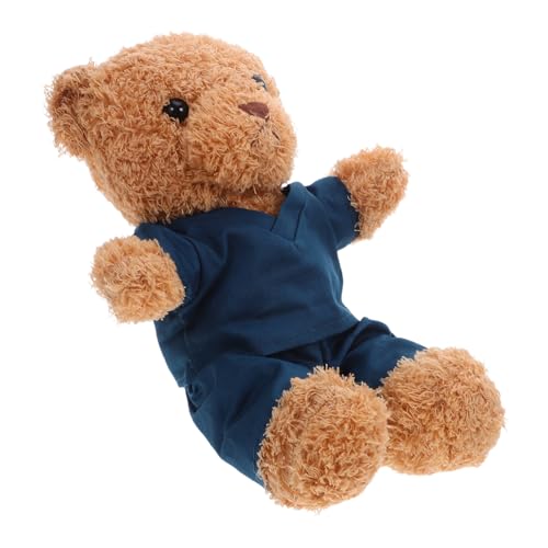 Beaupretty Niedlicher Schmuse-bär mit Nurse Outfit Weiches Plüschtier Pflegeleichtes für Pflegeabsolventen Kreative Deko und Liebevolles Mitbringsel für Medizinische Fachkräfte von Beaupretty
