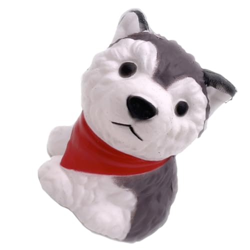 Beaupretty PU Hundespielzeug Cartoon Husky Langsames Aufrichten Stressabbau für Hunde für Zuhause und Büro Angst und Fördert Entspannung von Beaupretty