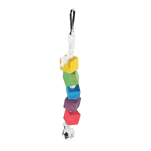 Beaupretty Vogel-hängespielzeug Für Papageien Praktisches Vogel-sittich-Spielzeug Mit Glocke Und Kaublock Zufällige Farbe Beaupretty Vogel-hängespielzeug Für Papageien Praktisches Vogel-sittich-Spielzeug Mit Glocke Und Kaublock Zufällige Farbe von Beaupretty