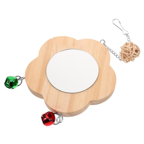 Beaupretty Papageienzubehör: Vogelspiegel Glocke Sittichspiegel für Den Käfig Großes Papageienspielzeug Vogel-backenzahnspielzeug Haustier-vogelspielzeug Beaupretty Papageienzubehör: Vogelspiegel Glocke Sittichspiegel für Den Käfig Großes Papageienspielzeug Vogel-backenzahnspielzeug Haustier-vogelspielzeug von Beaupretty
