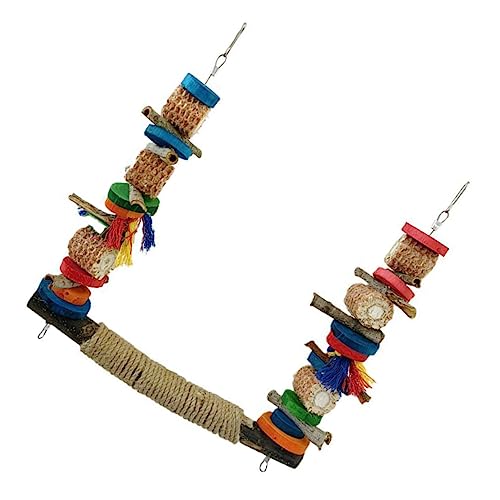 Beaupretty Papageien-sitzstangenspielzeug – Kauspielzeug Aus Holz Für Vögel Zubehör Für Sittichkäfige Beaupretty Papageien-sitzstangenspielzeug – Kauspielzeug Aus Holz Für Vögel Zubehör Für Sittichkäfige von Beaupretty