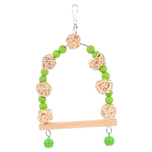 Beaupretty Papageienschaukel Papageienstangen Papageienkäfigschaukel Holzständer Für Nymphensittich-Spielzeug Schaukelspielzeug Aus Holz Papageien-hängespielzeug Der Vogel Hängematte Hölzern Beaupretty Papageienschaukel Papageienstangen Papageienkäfigschaukel Holzständer Für Nymphensittich-Spielzeug Schaukelspielzeug Aus Holz Papageien-hängespielzeug Der Vogel Hängematte Hölzern von Beaupretty