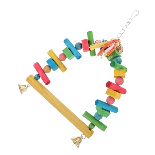 Beaupretty Sittichkäfig-zubehör Vogel-papagei-schaukelspielzeug Vogelspielzeug für Sittiche Vogelsitzstangenspielzeug Vogelständer Vogelkäfigspielzeug Vogelschaukel Beaupretty Sittichkäfig-zubehör Vogel-papagei-schaukelspielzeug Vogelspielzeug für Sittiche Vogelsitzstangenspielzeug Vogelständer Vogelkäfigspielzeug Vogelschaukel von Beaupretty