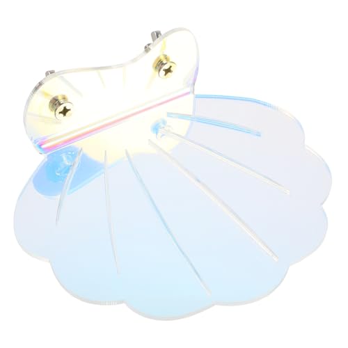 Beaupretty Haustier Papagei Plattform Stehen Vogel Sitzstange Plattform Acryl Große Papagei Sitzstange Niststation von Beaupretty