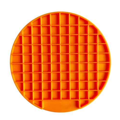 Beaupretty Futterkissen Für Haustiere – Unterlage Für Langsames Fressen Für Hunde Umweltfreundliches Silikon Rund Orange Leicht Zu Reinigen Beaupretty Futterkissen Für Haustiere – Unterlage Für Langsames Fressen Für Hunde Umweltfreundliches Silikon Rund Orange Leicht Zu Reinigen von Beaupretty