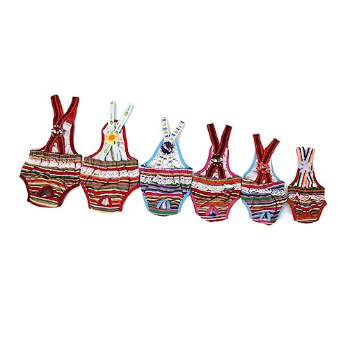 Beaupretty Windelhosen Für Hündinnen – Weiß Orange Grün – Baumwollmaterial – Waschbar Und Wiederverwendbar – Bequeme Menstruationshosen Für Hunde Beaupretty Windelhosen Für Hündinnen – Weiß Orange Grün – Baumwollmaterial – Waschbar Und Wiederverwendbar – Bequeme Menstruationshosen Für Hunde von Beaupretty