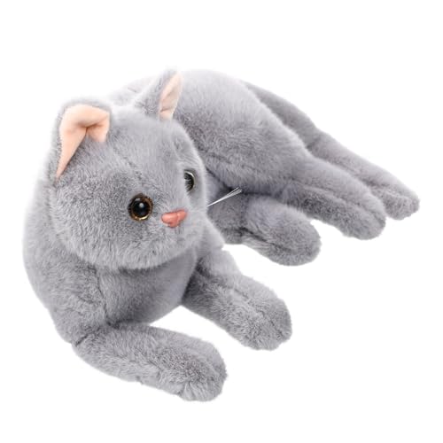 Beaupretty Plüsch Katze Cartoon Katzenpuppe Niedliche Tierfigur Weiches Kuscheltier Dekoration für Zuhause von Beaupretty