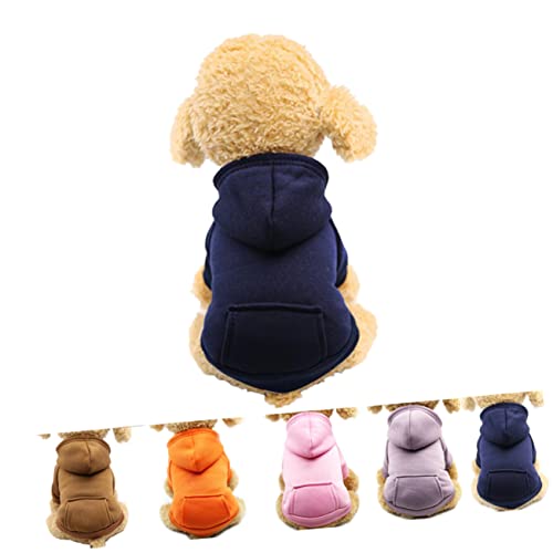 Beaupretty - Dauerhaft Warmer Hundemantel Für Kaltes Wetter Einfach Anzuziehende Haustierkleidung XXL Marineblau Haustiermode von Beaupretty