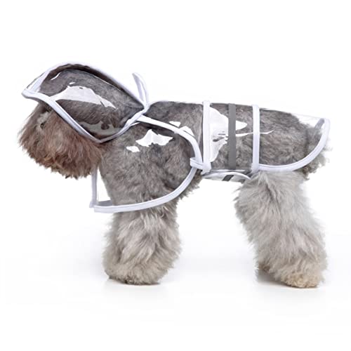 Beaupretty Haustier Regenmantel Reflektierende Sicherheitsstreifen Hundejacke Hut Bequeme Passform für Hunde Beaupretty Haustier Regenmantel Reflektierende Sicherheitsstreifen Hundejacke Hut Bequeme Passform für Hunde von Beaupretty