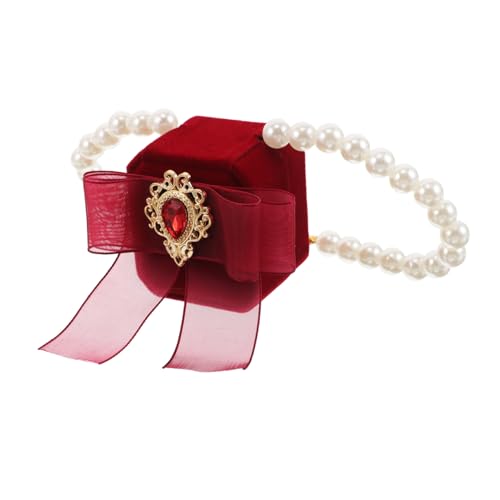 Beaupretty Ringhalter Für Hundehalsband: Halskette Mit Kunstperlen, Hundehalsband, Hochzeitshalsband, Ringbox, Anhänger Für Haustierantrag, Verlobungszubehör, Besondere Anlässe, Beaupretty Ringhalter Für Hundehalsband: Halskette Mit Kunstperlen, Hundehalsband, Hochzeitshalsband, Ringbox, Anhänger Für Haustierantrag, Verlobungszubehör, Besondere Anlässe, von Beaupretty