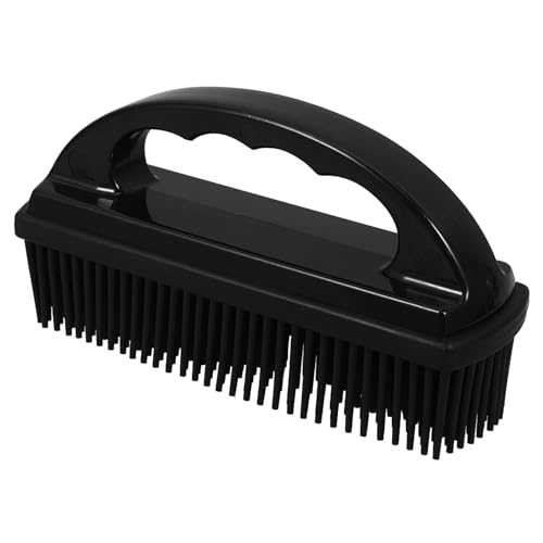 Beaupretty Schwarze Haustier-enthaarungsbürste Reinigungsbürste Für Betten Sofas Teppiche Autohaarentfernungswerkzeug Gummi-tierhaarentferner-bürste Allzweckreiniger Für von Beaupretty