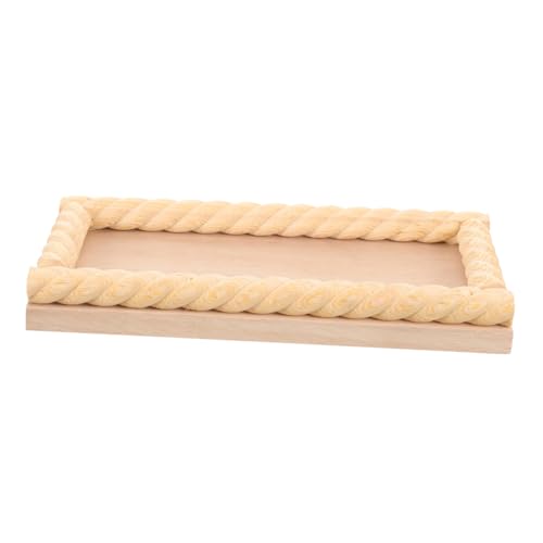 Beaupretty Vogel Hamster Plattform Holz Sitzstange Ständer Für Käfig Papagei Spielzeug Natürliches Material Vogel Spielplatz Zubehör von Beaupretty