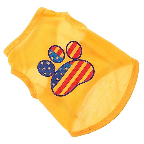 Beaupretty Pet Vest Sommer-Shirt Für Kleine Hunde Atmungsaktives Ärmelloses Hundeshirt Mit Us-flaggen- Für Alltag Partys Und s Beaupretty Pet Vest Sommer-Shirt Für Kleine Hunde Atmungsaktives Ärmelloses Hundeshirt Mit Us-flaggen- Für Alltag Partys Und s von Beaupretty