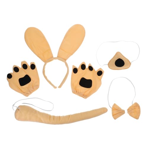 Beaupretty Tierkostüm Set Hundekostüm mit Süßem Stirnband und Handschuhen Weiches Material für Fasching Halloween Party und Rollenspiel Bequem und Vielseitig Geeignet Beaupretty Tierkostüm Set Hundekostüm mit Süßem Stirnband und Handschuhen Weiches Material für Fasching Halloween Party und Rollenspiel Bequem und Vielseitig Geeignet von Beaupretty