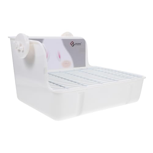 Beaupretty Töpfchen Box-Behälter Hase Hundetoilette Innentoilette Katzentoilette Hamstertöpfchen Kaninchen-Trainingstöpfchen Hamstertoilette Katzentoilette Töpfchen-Pad-Halter von Beaupretty