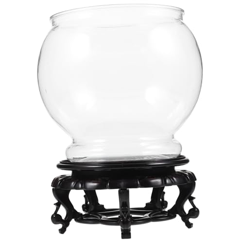 Beaupretty Transparentes Aquarium Fischschale – Fallendes Aquarium Tragbares Aquarium Durchsichtiger Fischhalter Aquarium Für Goldfische Dekoratives Aquarium Goldfischbecken Lebender von Beaupretty