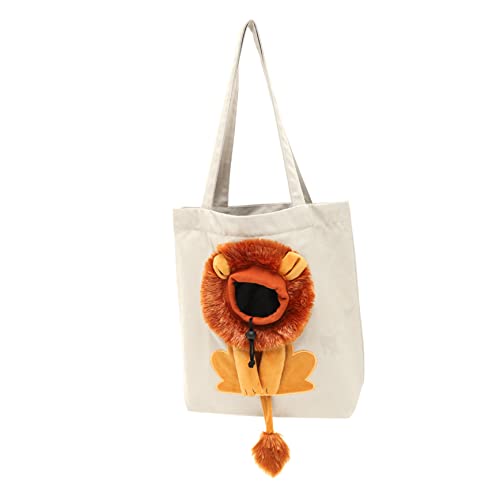 Beaupretty Umhängetasche Katzentragetasche Reisetasche Für Hunde Umhängetasche Aus Canvas Für Haustiere Hundetragetasche Tragetasche Für Hunde Katzen Und Hunde Hundetasche Segeltuch Reisen von Beaupretty