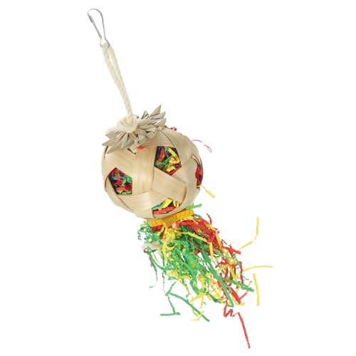 Beaupretty Kauspielzeug Zum Aufhängen für Vögel Papageien Futtersuche Schredderspielzeug Sicher Kauspielzeug für Papageien Vogelkäfig-zubehör Zufällige Farbe Papier Vogelspielzeug von Beaupretty
