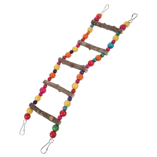 Beaupretty Vogel-hängeleiter Vogel-papagei-Spielzeug Bunte Papagei-Leiter Holz Vogel-kletterspielzeug Vogelkäfig-zubehör Leiter Beaupretty Vogel-hängeleiter Vogel-papagei-Spielzeug Bunte Papagei-Leiter Holz Vogel-kletterspielzeug Vogelkäfig-zubehör Leiter von Beaupretty