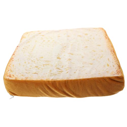 Beaupretty Weiches Abnehmbares Toast Kissen für Haustiere Plüschiges Großes Katzen Schlafkissen Kreative Brotscheibenform Wärmende Sitzmatte für Sofa und Auto Beaupretty Weiches Abnehmbares Toast Kissen für Haustiere Plüschiges Großes Katzen Schlafkissen Kreative Brotscheibenform Wärmende Sitzmatte für Sofa und Auto von Beaupretty