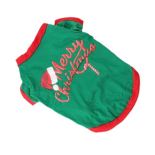 Beaupretty Modisches Weihnachts-t-Shirt für Hunde Haustier-Party-Outfit Atmungsaktive Baumwolle für Hunde Beaupretty Modisches Weihnachts-t-Shirt für Hunde Haustier-Party-Outfit Atmungsaktive Baumwolle für Hunde von Beaupretty