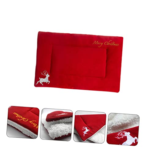 Beaupretty Haustiermatte Weihnachtsplüsch-hundebett Warme Katzen-isomatte Leicht Zu Reinigen Dickere Haustiermatratze Hirschmuster- Beaupretty Haustiermatte Weihnachtsplüsch-hundebett Warme Katzen-isomatte Leicht Zu Reinigen Dickere Haustiermatratze Hirschmuster- von Beaupretty