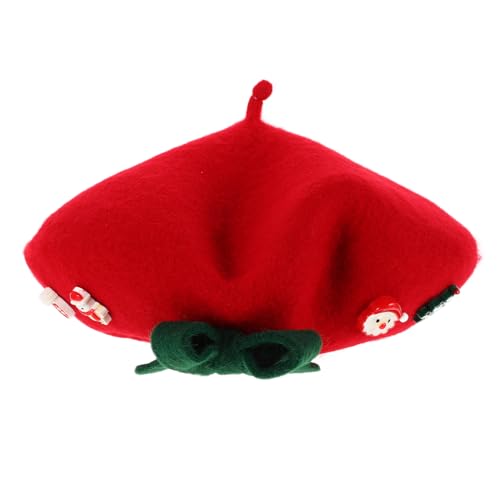 Beaupretty Weihnachtsmütze Modische Hüte Für Frauen Kawaii-Hut Baskenmütze Für Damen Baskenmütze Für Hunde Hüte Für Eine Plüschbaskenmütze Baskenmütze Für Haustiere Wolle Rot Beaupretty Weihnachtsmütze Modische Hüte Für Frauen Kawaii-Hut Baskenmütze Für Damen Baskenmütze Für Hunde Hüte Für Eine Plüschbaskenmütze Baskenmütze Für Haustiere Wolle Rot von Beaupretty