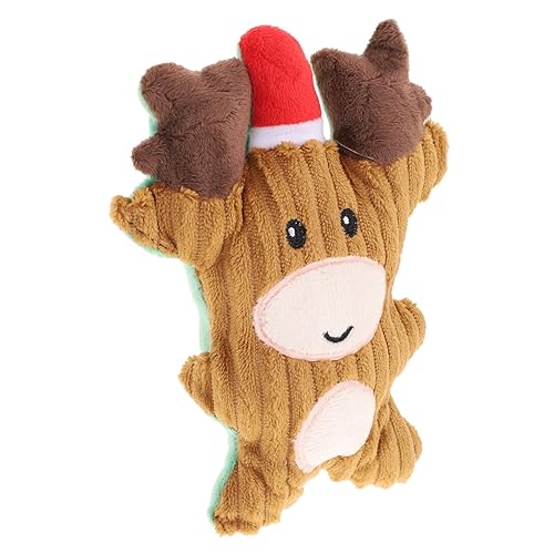 Beaupretty Plüschspielzeug für Haustiere Interaktives Hundespielzeug Quietschendes Weihnachtsthema Zum Kauen Beaupretty Plüschspielzeug für Haustiere Interaktives Hundespielzeug Quietschendes Weihnachtsthema Zum Kauen von Beaupretty
