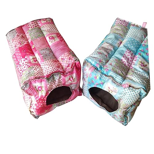 Beaupretty Meerschweinchen-versteck Hängematte Papagei Tierhöhle Spielzeug Fleece- 25 X 25 X 18 cm Baumwollmaterial Warm Und Tragbar Für Tiere Zufällige Farbe von Beaupretty