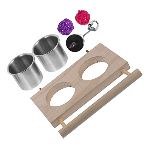 Beavorty 1 Set Papageienkäfig-futternapfhalter Vogelfutternäpfe für Papageien Waschbares Multifunktions-vogelfutterspender-zubehör Beavorty 1 Set Papageienkäfig-futternapfhalter Vogelfutternäpfe für Papageien Waschbares Multifunktions-vogelfutterspender-zubehör von Beavorty