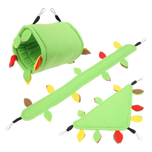 Beavorty Komplettes Hamsterspielzeug-Set – 3-in-1 Kletterleiter & Tunnel – Bewegung Für Kleintiere – Perfekt Für Hamster & Vögel von Beavorty
