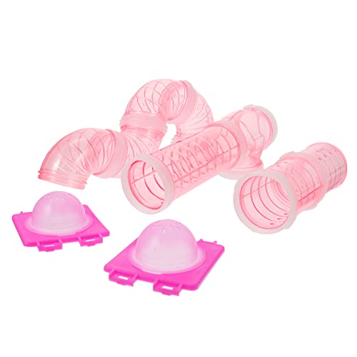 Beavorty 1 Satz Hamsterpfeife DIY Hamster Tunnel Tier Tunnel Hamster Tunnel Rohr Set Hamster Ratte Rohre Und Tunnel Hamster Spielzeug Kunststoffrohr Käfig Reisen Pipeline von Beavorty