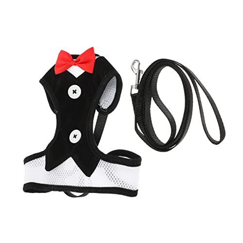 Beavorty Haustier-Outdoor-zubehör Hund und Leine Set Bequemer Brustgurt Schwarz L für Partys und Wettbewerbe Beavorty Haustier-Outdoor-zubehör Hund und Leine Set Bequemer Brustgurt Schwarz L für Partys und Wettbewerbe von Beavorty