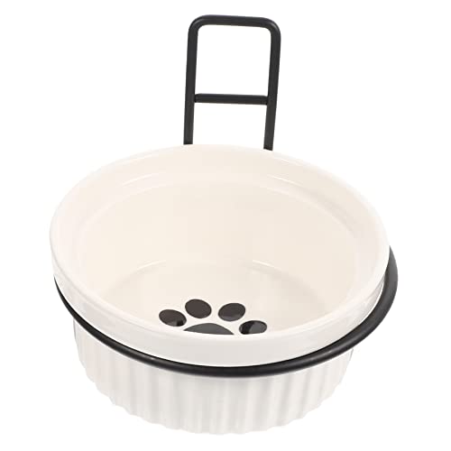 Beavorty Pet Feeder Bowl Set Hängen Hund Katze Lebensmittel Schalen Keramik Pet Fütterung Schüssel Rack Zubehör Beavorty Pet Feeder Bowl Set Hängen Hund Katze Lebensmittel Schalen Keramik Pet Fütterung Schüssel Rack Zubehör von Beavorty