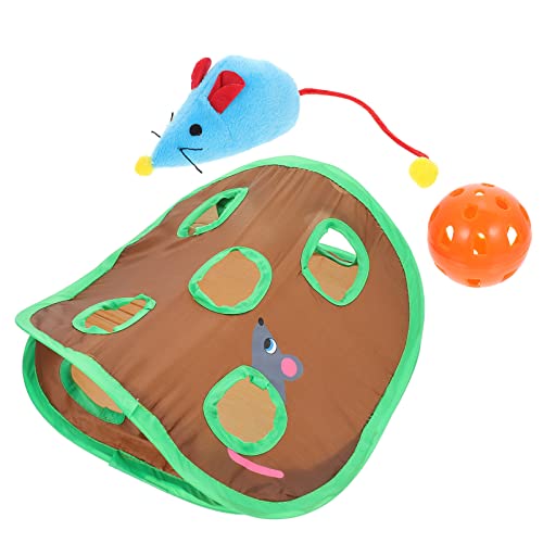 Beavorty Katzentunnel-Set Interaktives Katzenspielzeug Im Mausdesign Für Kätzchen Erkundungsspiele Bindung Zu Ihrem Haustier Beavorty Katzentunnel-Set Interaktives Katzenspielzeug Im Mausdesign Für Kätzchen Erkundungsspiele Bindung Zu Ihrem Haustier von Beavorty
