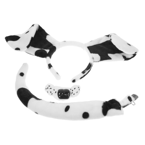 Beavorty 1 Satz Kopfschmuck Schwanzsatz Stirnband für Welpenohren Stirnband mit Hundeohren Cosplay-Hundekostüm Kostüm-Welpenohren-Stirnband Hundeohren-Stirnband zum Anziehen Eisendraht von Beavorty