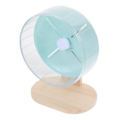 Beavorty Leises Hamster-laufrad-Set 20 cm Chinchilla-laufradständer Spielzeug Leises Rattenrad für Kleintiere von Beavorty