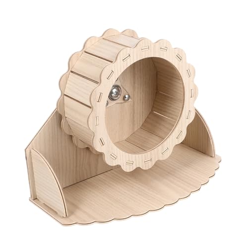 Beavorty Laufrad für Haustiere Geräuscharmes Hamsterrad Holzkonstruktion für Hamster Beavorty Laufrad für Haustiere Geräuscharmes Hamsterrad Holzkonstruktion für Hamster von Beavorty