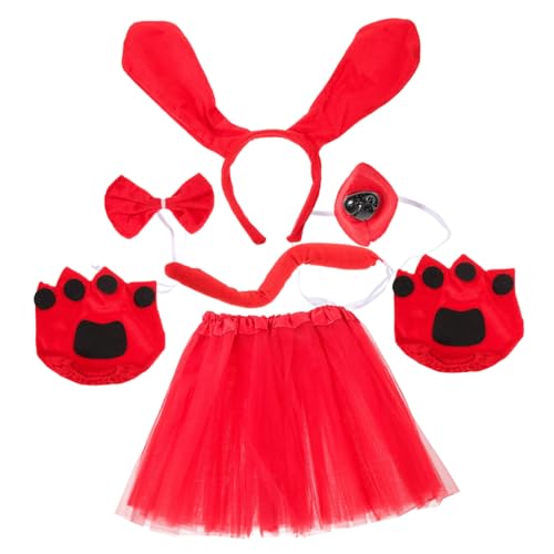 Beavorty 1 Satz Teiliges für Tüllrock Hundekopfbedeckung für Kostümpartys Halloween Cosplay Komfortables Material für Kleine Beavorty 1 Satz Teiliges für Tüllrock Hundekopfbedeckung für Kostümpartys Halloween Cosplay Komfortables Material für Kleine von Beavorty
