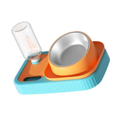 Beavorty Futternapf-Set für Katzen 1 Set Doppelnapf für Katzen Erhöhter Futternapf für Haustiere Automatischer Wasserspender Einfache Reinigung Beavorty Futternapf-Set für Katzen 1 Set Doppelnapf für Katzen Erhöhter Futternapf für Haustiere Automatischer Wasserspender Einfache Reinigung von Beavorty