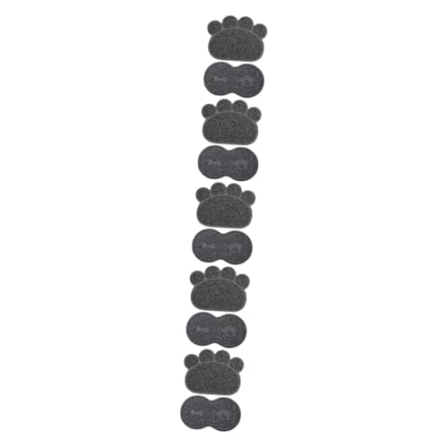 Beavorty 5sets Haustier Fütterung Matte Katze Hund Nicht-Matte Für Haustier Pad-Design 2 Stücke * 5 von Beavorty