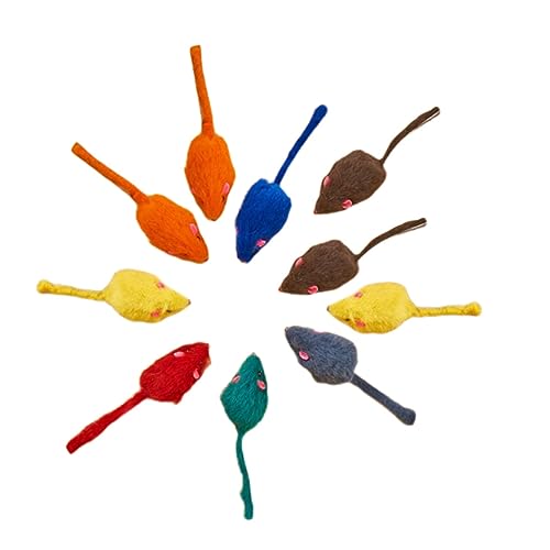 Beavorty Katzenspielzeug Mäusebälle 10er Gemischte Packung Spielzeug Heimtierbedarf Falsche Mäuse Spielzeug Beavorty Katzenspielzeug Mäusebälle 10er Gemischte Packung Spielzeug Heimtierbedarf Falsche Mäuse Spielzeug von Beavorty