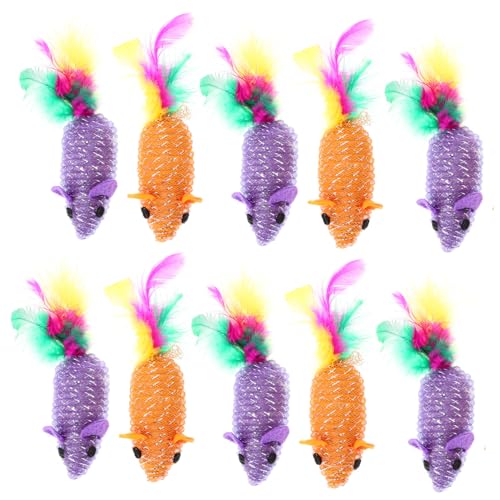 Beavorty 10 Stücke Katze Spielzeug Lebensechte Mäuse Für Katze Molaren Spielzeug Pet Supplies Zufällige Farbe Beavorty 10 Stücke Katze Spielzeug Lebensechte Mäuse Für Katze Molaren Spielzeug Pet Supplies Zufällige Farbe von Beavorty