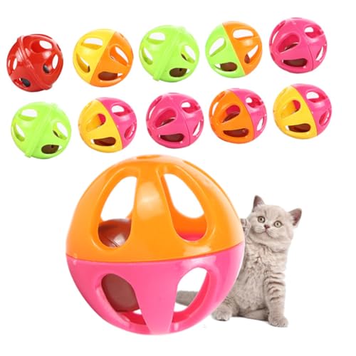 Beavorty Spielzeuge 10st Katzenspielzeug Für Wohnungskatzen Interaktives Katzenspielzeug Glockenspielzeug Für Katze Katzenspielzeug Bälle Mit Glocken Rasselkugel Kätzchen Glocke Kugel Beavorty Spielzeuge 10st Katzenspielzeug Für Wohnungskatzen Interaktives Katzenspielzeug Glockenspielzeug Für Katze Katzenspielzeug Bälle Mit Glocken Rasselkugel Kätzchen Glocke Kugel von Beavorty
