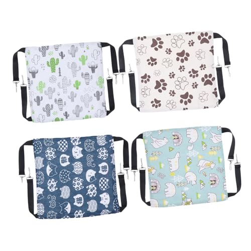 Beavorty 3sets Warme Haustier Zubehör Pet Nest Käfig Hängematte Für Spielen Rest Für Nesting 4 Stücke * 3 von Beavorty