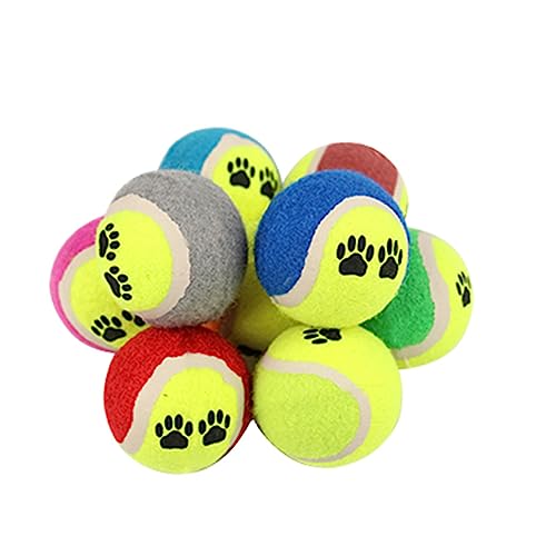 Beavorty 12er-Pack Hundetennisbälle für Haustier-katzenspielzeug Hundespielzeugbälle Lustiges Kauspielzeug für Hunde Haustierspielzeug Beavorty 12er-Pack Hundetennisbälle für Haustier-katzenspielzeug Hundespielzeugbälle Lustiges Kauspielzeug für Hunde Haustierspielzeug von Beavorty