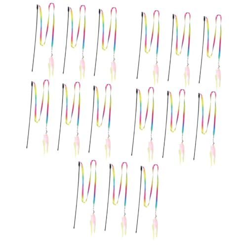 Beavorty 5sets Lustige Katze Teaser Spielzeug Interaktive Zauberstäbe Bänder Für Spielzeug 3 Stücke * 5 Beavorty 5sets Lustige Katze Teaser Spielzeug Interaktive Zauberstäbe Bänder Für Spielzeug 3 Stücke * 5 von Beavorty