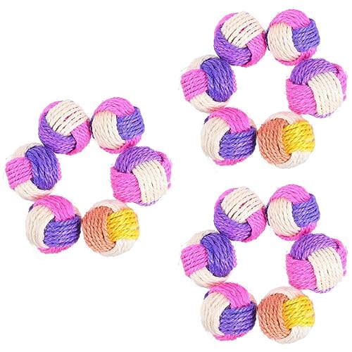 Beavorty 18 STK Sisal Ball Katzen Spielzeug Sisal-Ball für Haustiere Katze Katzenminze Spielzeug Spielzeuge rollende Kugel der Katze Heimtierbedarf Haustier Katze den Ball Rollen Kätzchen Beavorty 18 STK Sisal Ball Katzen Spielzeug Sisal-Ball für Haustiere Katze Katzenminze Spielzeug Spielzeuge rollende Kugel der Katze Heimtierbedarf Haustier Katze den Ball Rollen Kätzchen von Beavorty