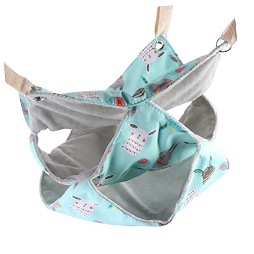 Beavorty 3-lagiges Haustier-hängemattenbett Meerschweinchen-Bett Mit Kapuze Warme Haustier-Tasche Verstellbares Hängebett Für Eichhörnchen Beavorty 3-lagiges Haustier-hängemattenbett Meerschweinchen-Bett Mit Kapuze Warme Haustier-Tasche Verstellbares Hängebett Für Eichhörnchen von Beavorty