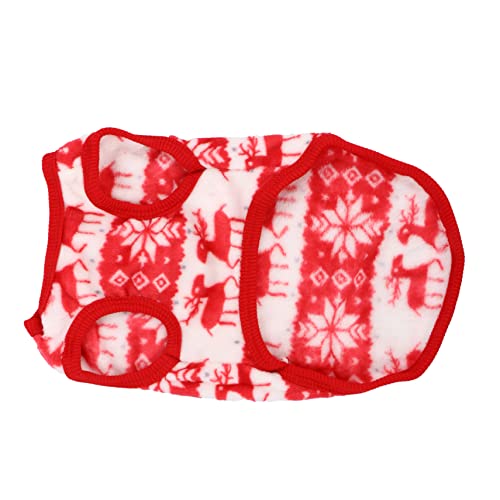 Beavorty 1Stk Haustier Weihnachtskleid Weihnachtsmantel für Hunde Welpen-Outfits Kostüm Outfit Hund Haustier Geschenk Kostüm Haustier der Hund vierbeinige Kleidung von Beavorty